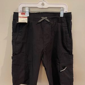 New Wrangler Boys Cargo Grey Shorts